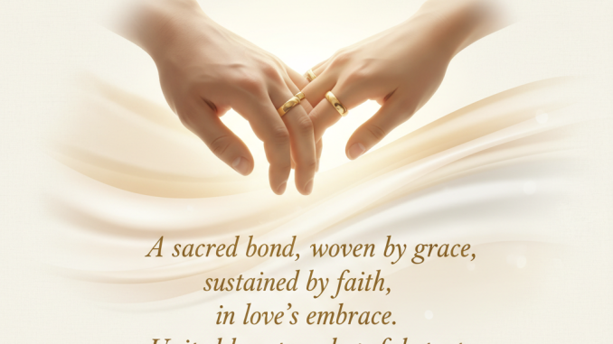 Marriage and Love Prayer